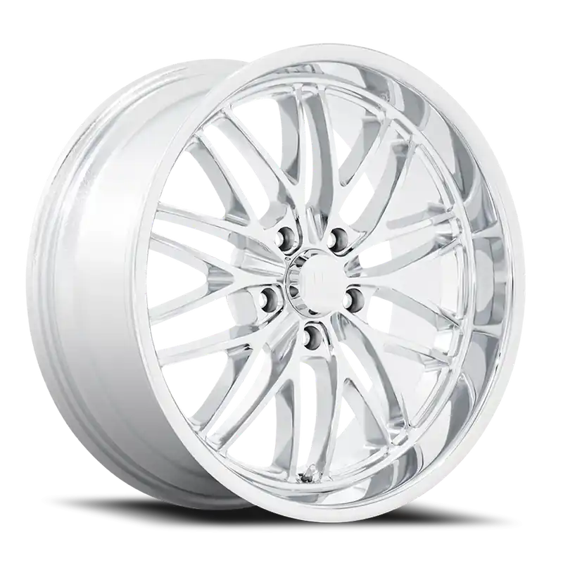 US Mags Santa Cruz U140 22x9 +15 5x127mm 78.1mm Chrome Brand New