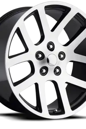 Factory Reproductions FR 60 Ram Truck SRT10 Replica GBM 20x9 +25.4 5x139.7mm 77.8mm Gloss Black Machined Face Trusted Brand