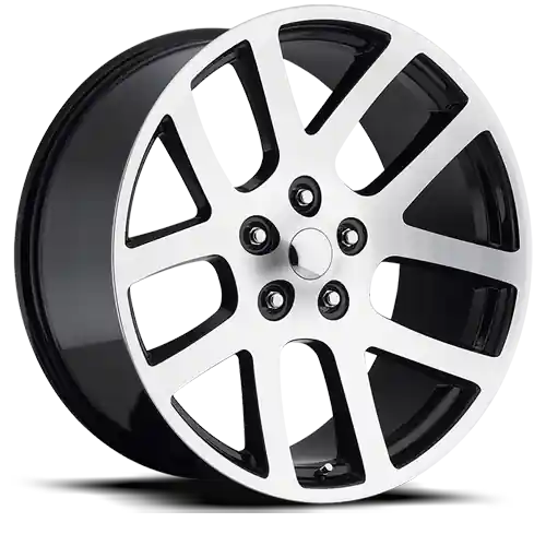 Factory Reproductions FR 60 Ram Truck SRT10 Replica GBM 20x9 +25.4 5x139.7mm 77.8mm Gloss Black Machined Face Trusted Brand