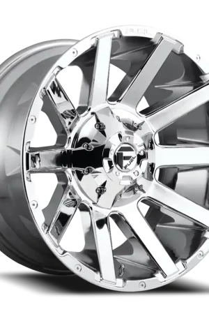 Fuel Contra D614 20x9 +2 6x135/6x139.7mm 106.1mm Chrome Money Back Guarantee