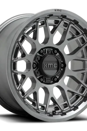 Money Back Guarantee KMC Technic KM722 GY 17x8.5 +0 5x127mm 71.5mm Anthracite