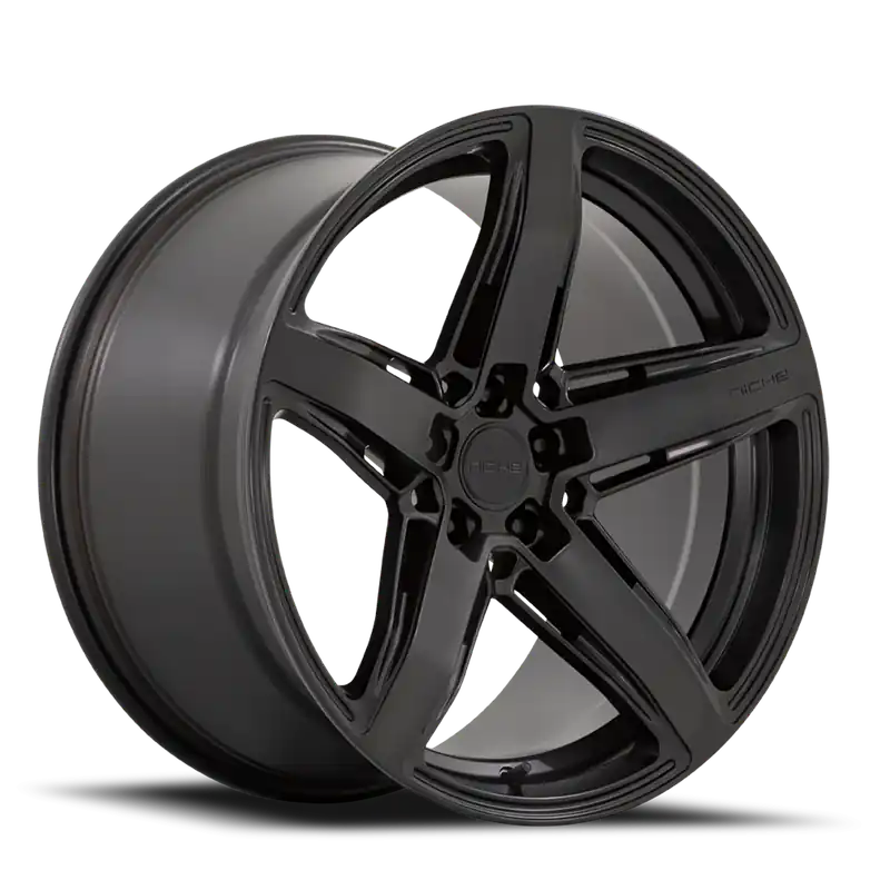 Niche Teramo M269 20x9 +38 5x107.95mm 63.36mm Matte Black Same Day Shipping