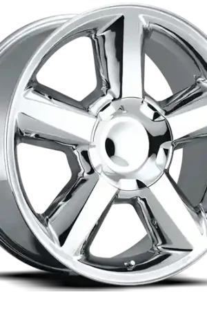 Factory Reproductions FR 31 2007 Chevrolet Tahoe Replica CH 22x9 +30 6x139.7mm 78.1mm Chrome Time-Limited