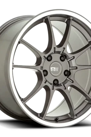 Motegi MR152 SS5 GY 19x8.5 +30 5x100mm 56.15mm Gunmetal Machined Lip High Quality