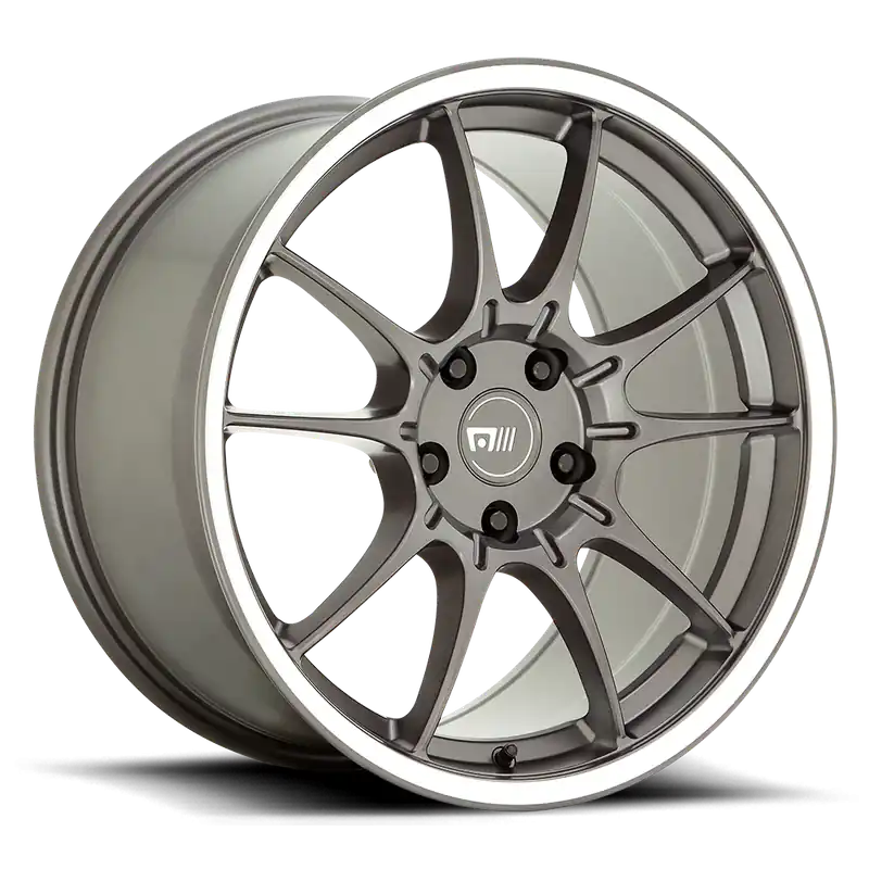 Motegi MR152 SS5 GY 19x8.5 +30 5x100mm 56.15mm Gunmetal Machined Lip High Quality