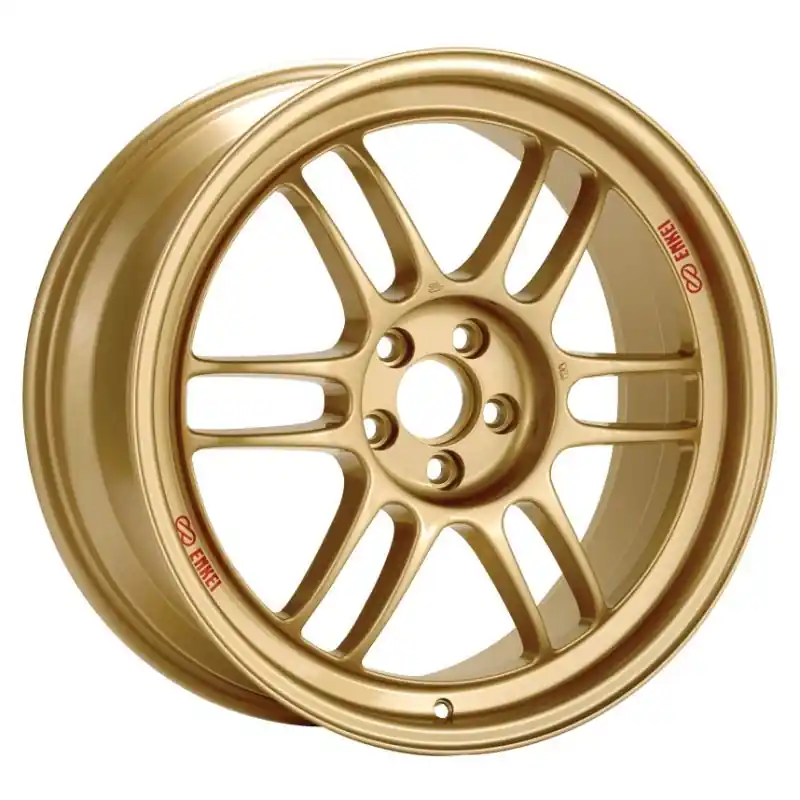 Enkei RPF1 17x9 5x114.3 45mm Offset 73mm Bore Gold WheelRX8 Trusted Brand
