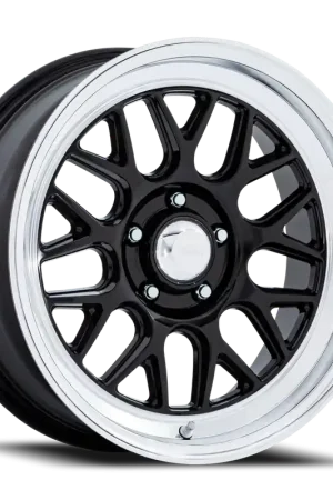 Trusted Brand American Racing VN516 G-Force BD 17x9 +24 5x114.3mm 72.56mm Gloss Black Diamond Cut Lip