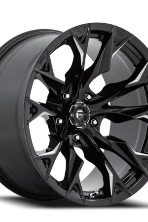 Place Order Fuel Flame 5 D803 20x10 -18 5x139.7mm 78.1mm Gloss Black Milled