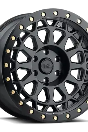 Black Rhino Primm BK 18x9.5 -12 6x139.7mm 112.1mm Matte Black Brass Bolts New Release