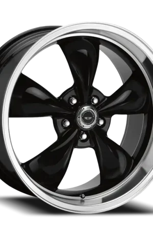 American Racing Torq Thrust M AR105 BK 18x8 +0 5x120.65mm 72.6mm Gloss Black Machined Lip Discount