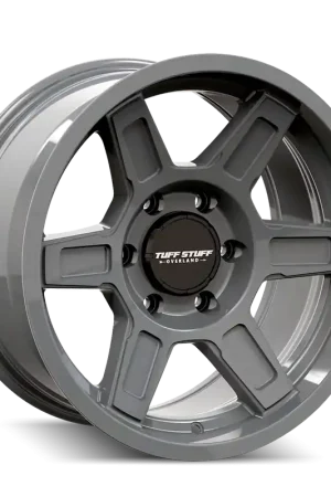 Today Only Tuffstuff Ascent TS01 Gloss Grey 17x8.5 6x120 0mm 66.9mm