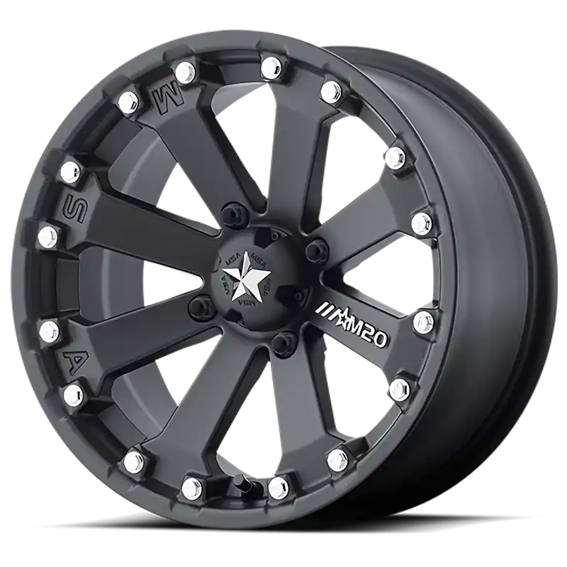Viral MSA Kore M20 16x7 +0 4x136mm 112mm Flat Black Machined