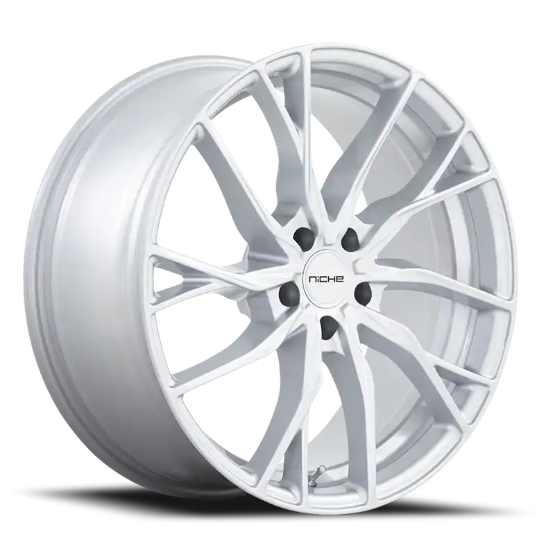 Niche Novara M273 20x10.5 +40 5x114.3mm 72.56mm Silver Hot Deal