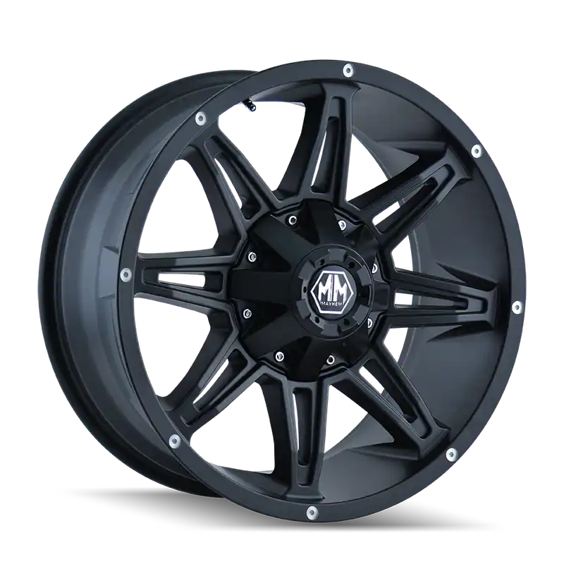 Mayhem Rampage 8090 Matte Black 20x9 6x135/6x139.7 0mm 106mm Wholesale