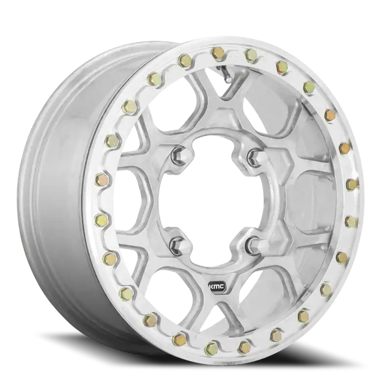 KMC Mesa Beadlock Forged UTV KS433 15x6 +38 4x156mm 119.1mm Machined Raw Machined New Release