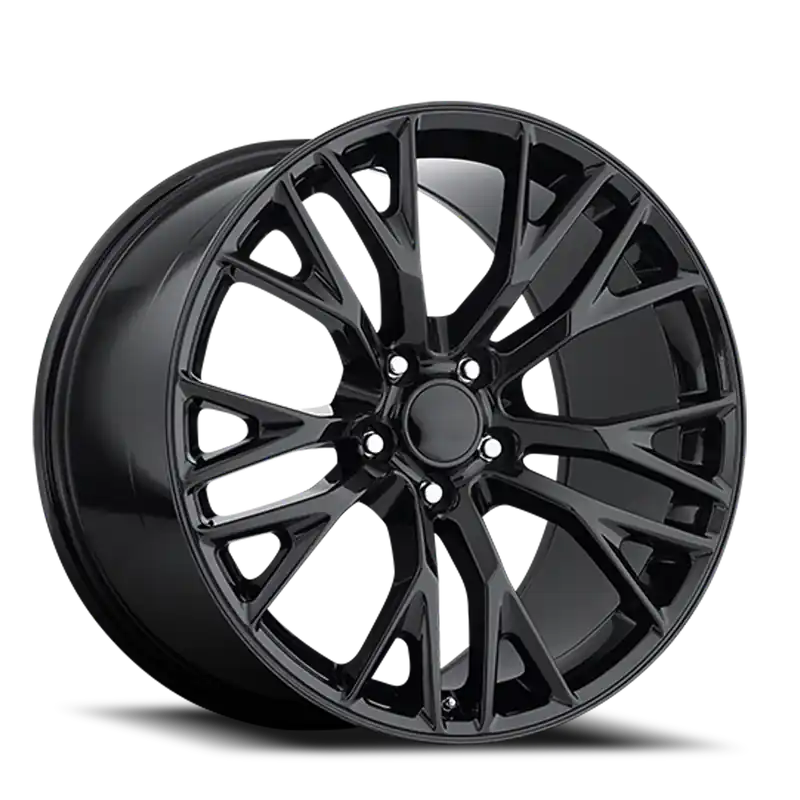 Trending Factory Reproductions FR 22 2015 C7 Z06 Replica GB 19x10 +40 5x120.65mm 70.3mm Gloss Black