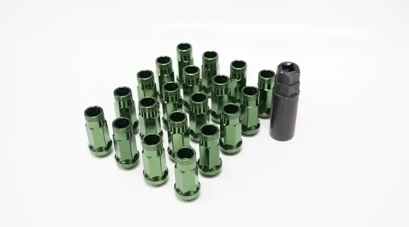 Cheap Wheel Mate 12x1.50 48mm Muteki SR48 Dark Green Open End Lug Nuts