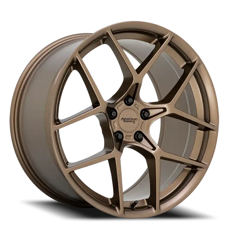 Top Pick American Racing Crossfire AR924 BZ 20x10.5 +40 5x120mm 74.1mm Matte Bronze