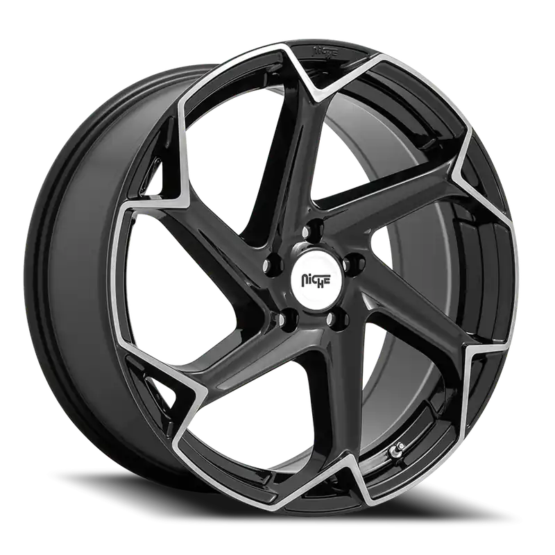 Niche Flash M255 20x10.5 +40 5x114.3mm 72.7mm Gloss Black Brushed Time-Limited