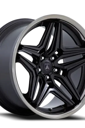 Asanti Black Label ABL-46 Duke SB 20x10.5 +18 5x120mm 74.1mm Satin Black Double Dark Tint Lip Top Rated