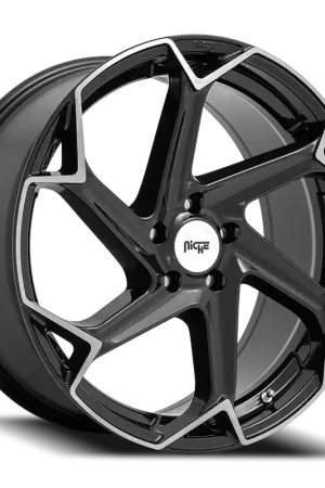 Niche Flash M255 20x10.5 +35 5x120mm 72.5mm Gloss Black Brushed Handmade