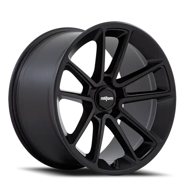 Holiday Sale Rotiform BTL R194 22x10 +35 5x112mm 66.56mm Matte Black Black Cap