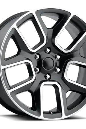 Factory Reproductions FR 76 Ram Truck 1500 SBM 22x9 +15 6x139.7mm 77.8mm Satin Black Machined Face Order Now