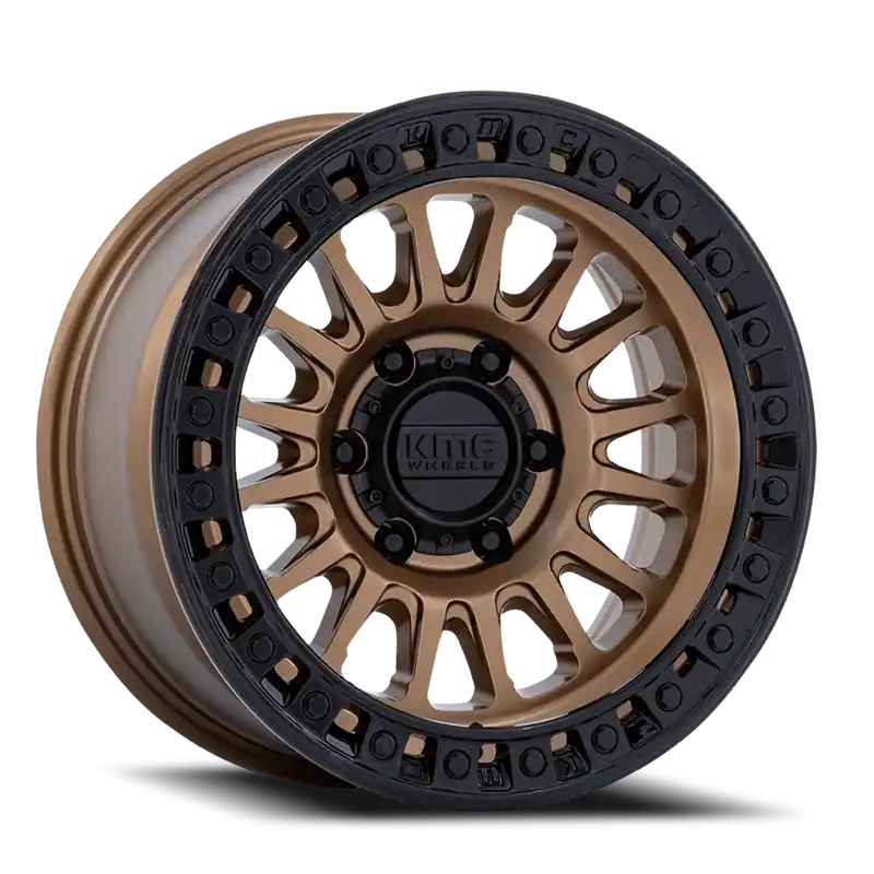 Best Seller KMC IMS KM552 ZB 18x9 +0 5x127mm 71.5mm Matte Bronze Gloss Black Lip