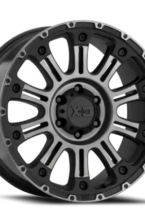 Get Yours XD Series Hoss II XD829 SB-GT 20x9 -12 6x135mm 87.1mm Satin Black Machined-Gray Tint