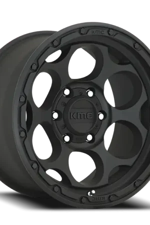 Genuine KMC Dirty Harry KM541 BK 17x8.5 +18 5x127mm 71.5mm Textured Black