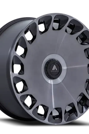 Asanti Black Label Aristocrat ABL-45 BT 20x10.5 +40 5x112/5x114.3mm 72.56mm Gloss Black Machined Face-Double Dark Tint Exclusive Offer