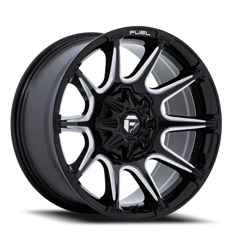 Modern Fuel Super C FC880 BE 22x10 -18 6x135/6x139.7mm 106.1mm Gloss Black Milled