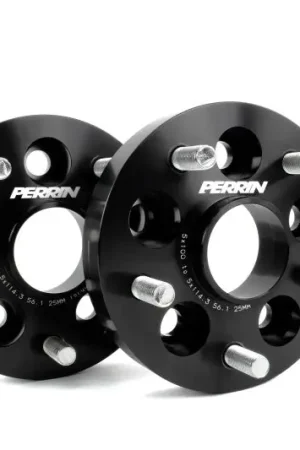 PERRIN Subaru/Toyota/Scion 25mm Wheel Adapter (Bolt-On Type) 5x100 to 5x114.3 w/56mm Hub - Pair Premium