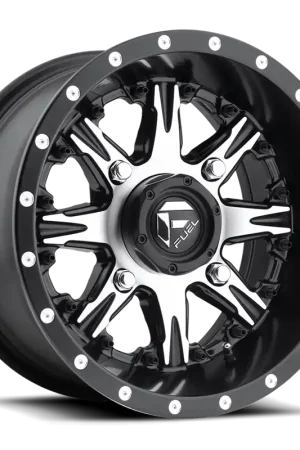 Fuel Nutz UTV D541 14x7 +13 4x110mm 79.3mm Black Machined Exclusive