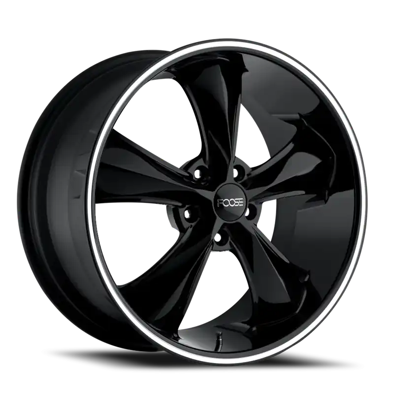 Best Seller Foose Legend F104 20x10 +40 5x114.3mm 70.7mm Gloss Black Milled Accents