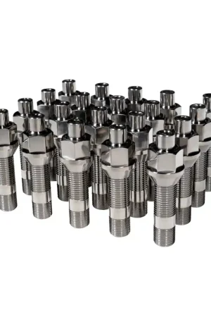 Get Yours Wheel Mate Titanium Wheel Stud Conversion (Raw Ti) - M14x1.25 to M14x1.5 - 74mm - 60deg Lug Nut