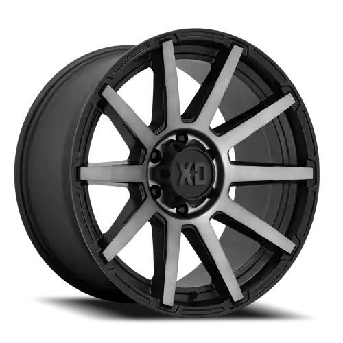 XD Series Outbreak XD847 SBGT 22x10 -18 6x139.7mm 106.25mm Satin Black Gray Tint Time-Limited