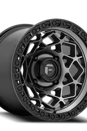 Certified Fuel Unit UTV D784 15x10 +0 4x137mm 110.1mm Gunmetal Matte Black Ring