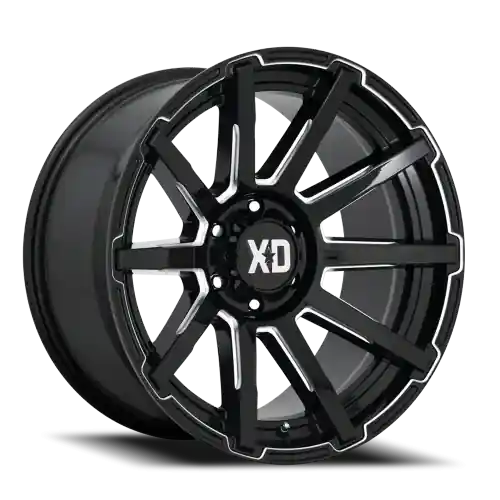 XD Series Outbreak XD847 GB-M 16x8 +10 6x139.7mm 106.1mm Gloss Black Milled Shop Now