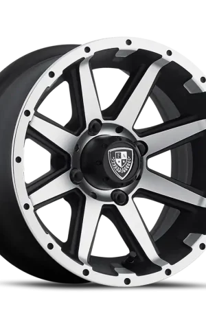 Fairway Alloys Rebel 14x6.5 -23 4x101.6mm 70.7mm Matte Black Machined Big Sale