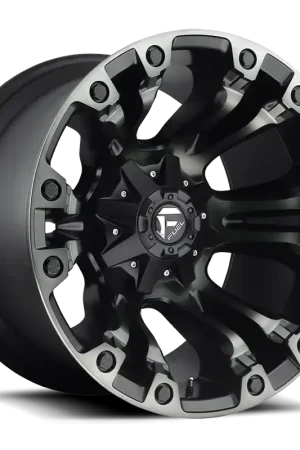 Fuel Vapor D569 18x9 +1 6x135/6x139.7mm 106.1mm Matte Black Double Dark Tint Certified