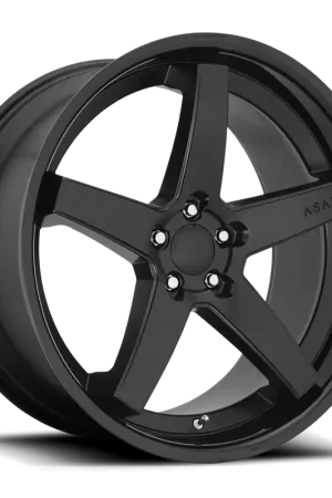 Asanti Black Label Regal ABL31 SB 22x10.5 +35 5x114.3mm 72.6mm Satin Black Gloss Black Lip Clearance