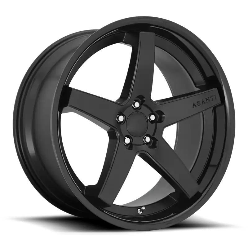 Asanti Black Label Regal ABL31 SB 22x10.5 +35 5x114.3mm 72.6mm Satin Black Gloss Black Lip Clearance