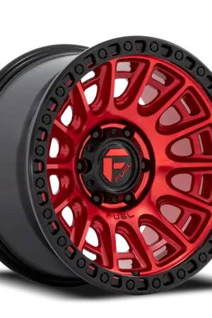 Fuel Cycle D834 17x9 -12 6x139.7mm 106.1mm Candy Red Black Ring Super Sale