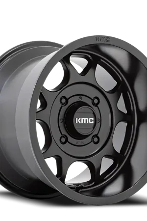 KMC Toro S UTV KS137 15x10 +0 4x137mm 96mm Satin Black Must Have