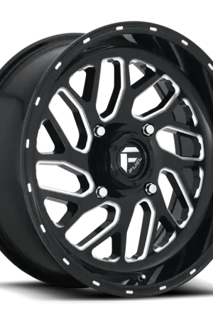 Fuel Triton UTV D581 16x7 +13 4x156mm 132mm Gloss Black Milled Time-Limited