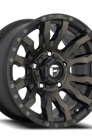 Fuel Blitz D674 17x9 +1 5x127mm 71.5mm Matte Black Double Dark Tint Weekend Sale