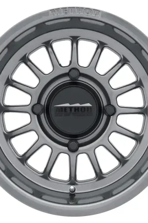 Method MR411 Bead Grip 15x7 / 5+2/38mm Offset / 4x156 / 132mm CB Gloss Titanium Wheel Crafted