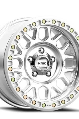 KMC Grenade Desert Beadlock KM234 SL 20x9 -12 5x127mm 71.5mm Machined Clearance