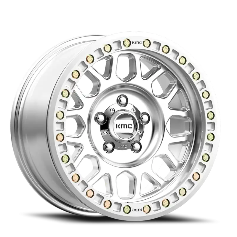 KMC Grenade Desert Beadlock KM234 SL 20x9 -12 5x127mm 71.5mm Machined Clearance